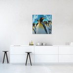 Penguin Paradise, Square (18"W x 18"H x 0.75"D)