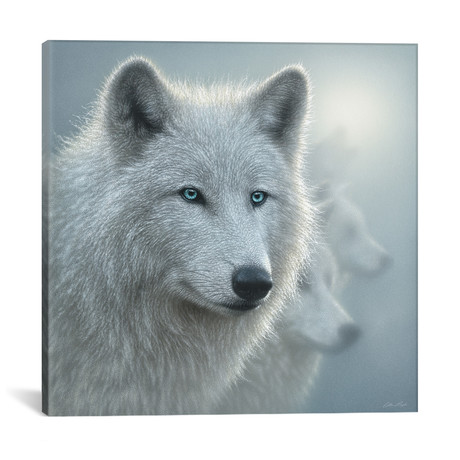 Whiteout, Square (18"W x 18"H x 0.75"D)