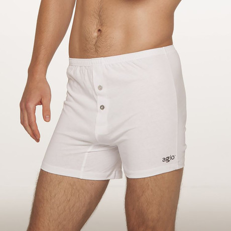 805 Boxer Shorts // White (XS)