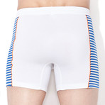 811 Boxer Shorts // White + Blue (2XL)