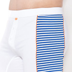 811 Boxer Shorts // White + Blue (2XL)