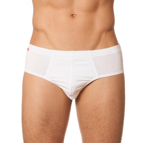 711 Classic Briefs Pack // White // Set of 2 (XS)
