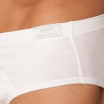 715 Classic Briefs Pack // White // Set of 2 (2XL)