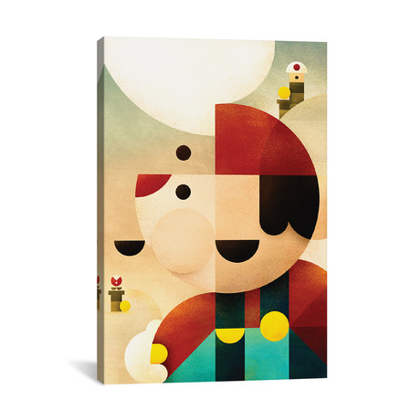 Super Mario // Antony Squizzato (26"W x 18"H x 0.75"D)