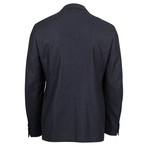 Canali // Herringbone Wool Slim fit Suit // Gray (US: 46S)