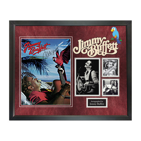 Framed Autographed Collage // Jimmy Buffett