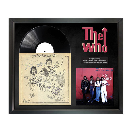 Framed Autographed Album Collage // The Who