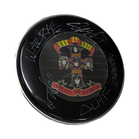 Autographed Drumhead // Guns N' Roses