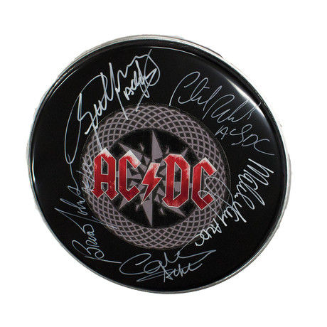 Autographed Drumhead // ACDC