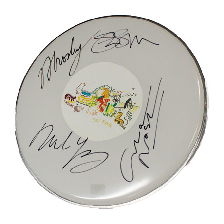Autographed Drumhead // CSNY