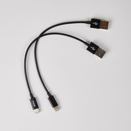 USBLink // Lightning to USB 0.5 ft Charging Cable // 2 Pack