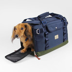 Dog Carrier Bag // Blue (Small)