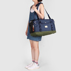 Dog Carrier Bag // Blue (Small)