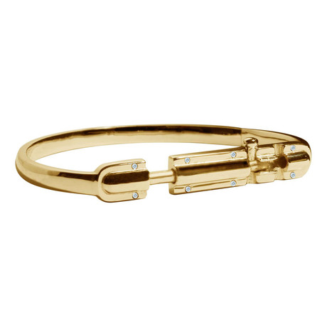 Louis XVI Bracelet // Gold + Zirconia
