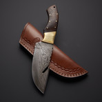 Damascus Gut Hook Skinner Knife // GH-23