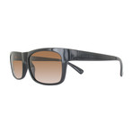 Serengeti Sunglasses // Rapallo // Shiny Black // Polarized 