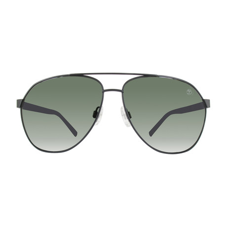 Timberland Sunglasses // TB9111 // Matte Black // Green Polarized 