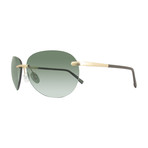 Timberland Sunglasses // TB9117 // Gold // Green Polarized 