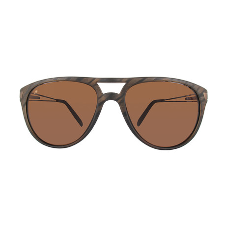 Serengeti Sunglasses // Udine // Brown Frost Fade 