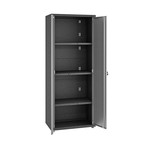 Chrysler 75.4" Cabinet + 4 Adjustable Shelves // Gray