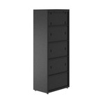 Chrysler 75.4" Cabinet + 4 Adjustable Shelves // Gray