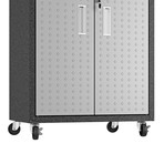 Chrysler 31.5" Mobile Cabinet + 2 Adjustable Shelves // Gray