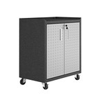 Chrysler 31.5" Mobile Cabinet + 2 Adjustable Shelves // Gray