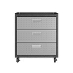 Chrysler 31.5" Mobile Chest + 3 Extension Drawers // Gray