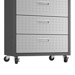 Chrysler 31.5" Mobile Chest + 3 Extension Drawers // Gray