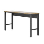 Chrysler 72.4" Table // Natural Wood and Steel