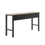 Chrysler 72.4" Table // Natural Wood and Steel