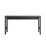 Chrysler 72.4" Table // Natural Wood and Steel