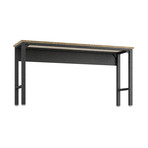 Chrysler 72.4" Table // Natural Wood and Steel