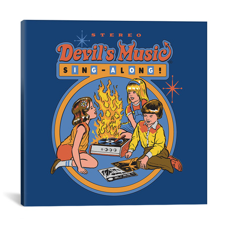 Devil's Music Sing-Along (26"W x 26"H x 0.75"D)