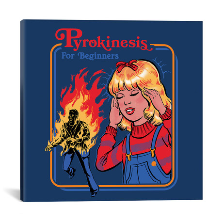 Pyrokinesis For Beginners (18"W x 18"H x 0.75"D)