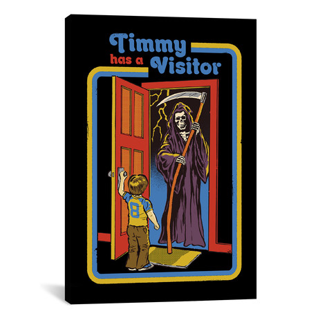 Timmy Has A Visitor (18"W x 26"H x 0.75"D)