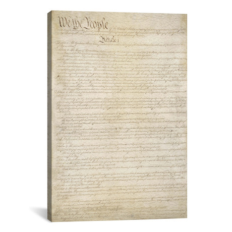 The Constitution Document (18"W x 26"H x 0.75"D)