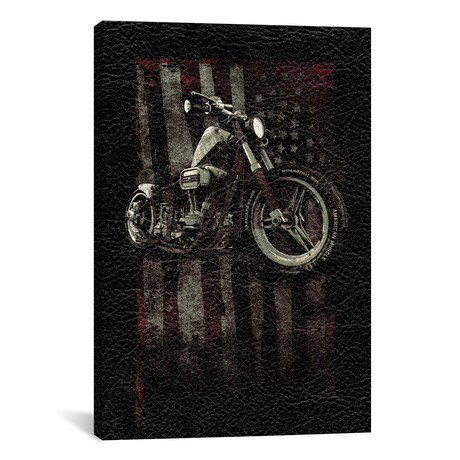 American Muscle: Motorcycle I // 33 Broken Bones (18"W x 26"H x 0.75"D)