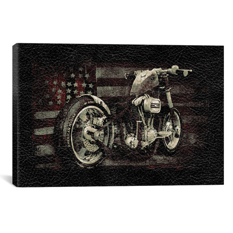 American Muscle: Motorcycle II // 33 Broken Bones (26"W x 18"H x 0.75"D)