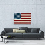 US Constitution - American Flag (26"W x 18"H x 0.75"D)