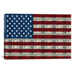 USA Flag (All About The Benjamins) (26"W x 18"H x 0.75"D)