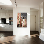 Star Spangled Grafitti (18"W x 26"H x 0.75"D)