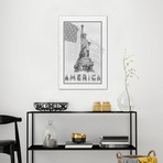 Travel America // Ramona Murdock (18"W x 26"H x 0.75"D)