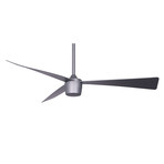 Star 7 Modern Ceiling Fan + LED light // Grey