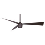 Star 7 Modern Ceiling Fan + LED light // Bronze
