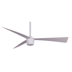 Star 7 Modern Ceiling Fan + LED light // White