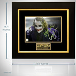 Joker Dark Knight // Heath Ledger Signed Photo // Custom Frame