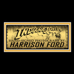 Indiana Jones // Harrison Ford Signed Photo // Custom Frame