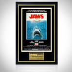Jaws // Cast Signed Poster // Custom Frame