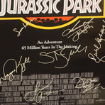 Jurassic Park // Cast Signed Poster // Custom Frame